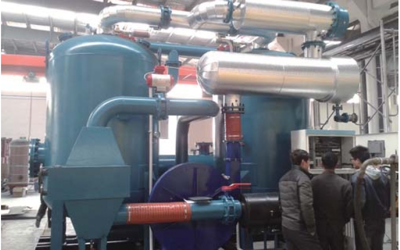 客戶使用現(xiàn)場(chǎng)：浙江某化工企業(yè) ——零氣耗閉合環(huán)路鼓風(fēng)干燥機(jī)RGDBII-2200