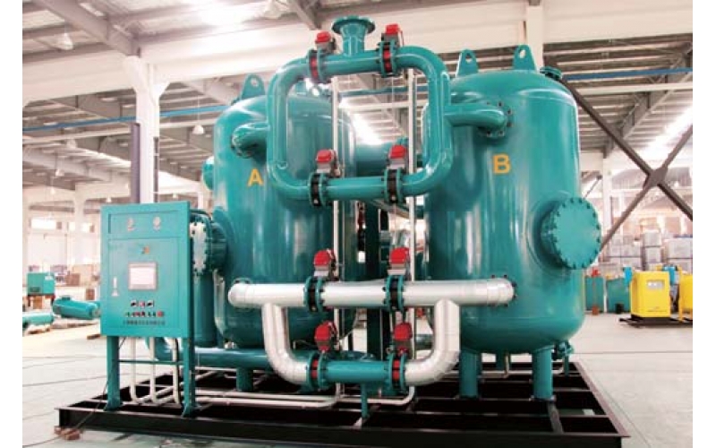 客戶使用現(xiàn)場(chǎng)：山西某電廠——零氣耗壓縮熱吸附式干燥機(jī)RGDLI-1900