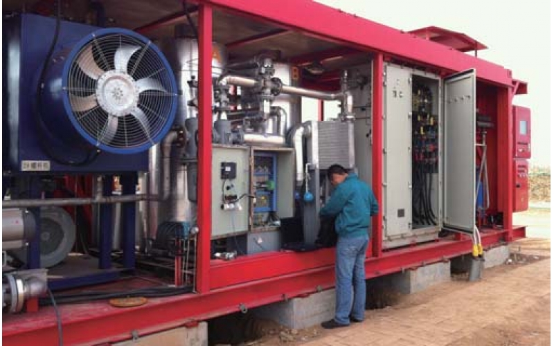 客戶使用現(xiàn)場(chǎng)：中國海洋石油總公司 ——天然氣零氣耗干燥機(jī)RGDSI-1200